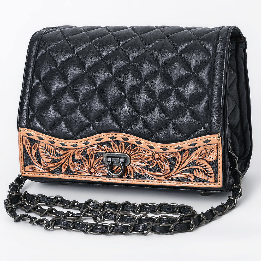 American Darling Crossbody Hand Tooled Genuine Western Leather