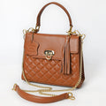 Never Mind Western Cross Body Genuine Leather Handbag Purse Wallet Bag For Women Girls
