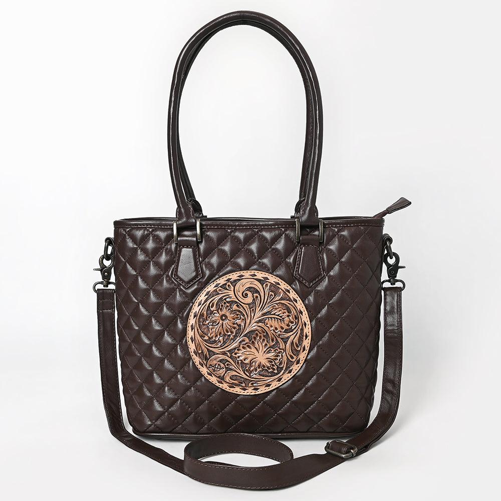 American Darling Crossbody Hand Tooled Genuine Leather