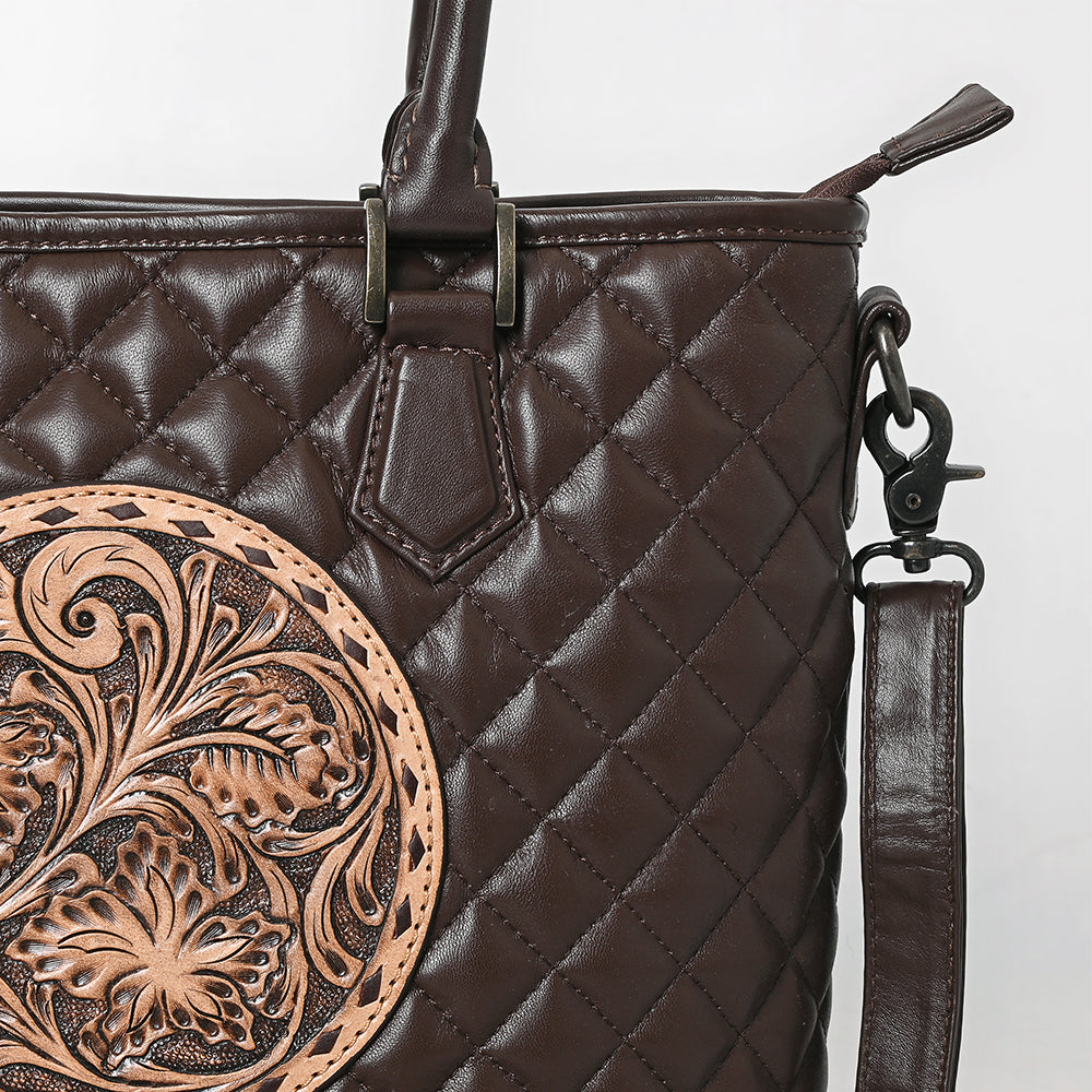 American Darling Crossbody Hand Tooled Genuine Leather