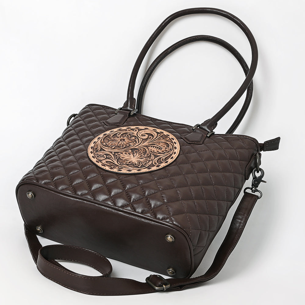 American Darling Crossbody Hand Tooled Genuine Leather