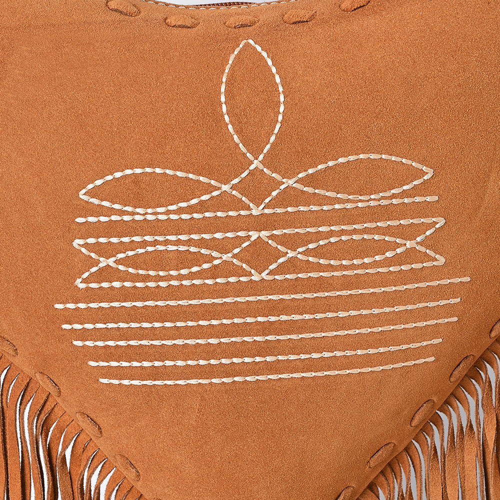 American Darling Small Crossbody Suede Genuine Leather Women's Bag Western Handbag Purse |