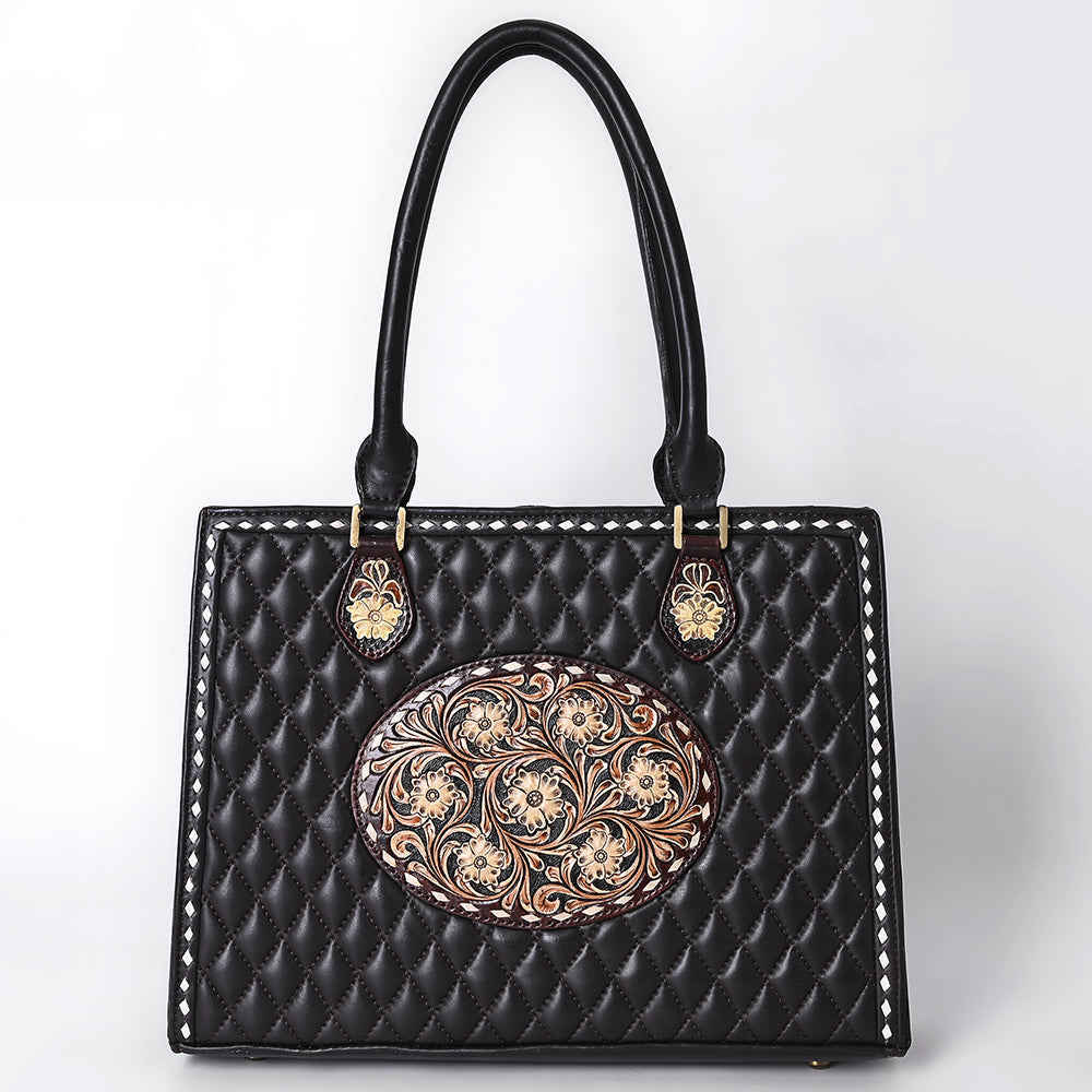 American Darling Hand-Tooled Genuine Leather Tote