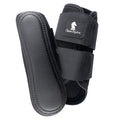 Large Classic Equine Airwave Splint Breathable Horse Leg Boots Pair Black