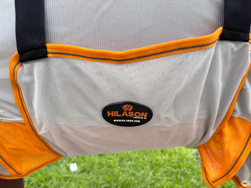HILASON Horse Fly Sheet UV Protect Breathable Mesh Bug Mosquito Spring | Summer Horse Rug | Fly Rug