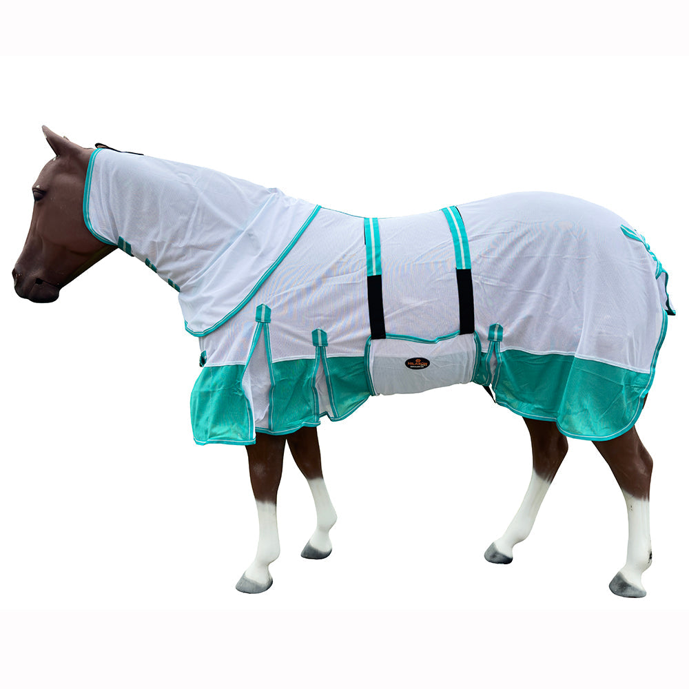HILASON Horse Fly Sheet UV Protect Breathable Mesh Bug Mosquito Spring | Summer Horse Rug | Fly Rug