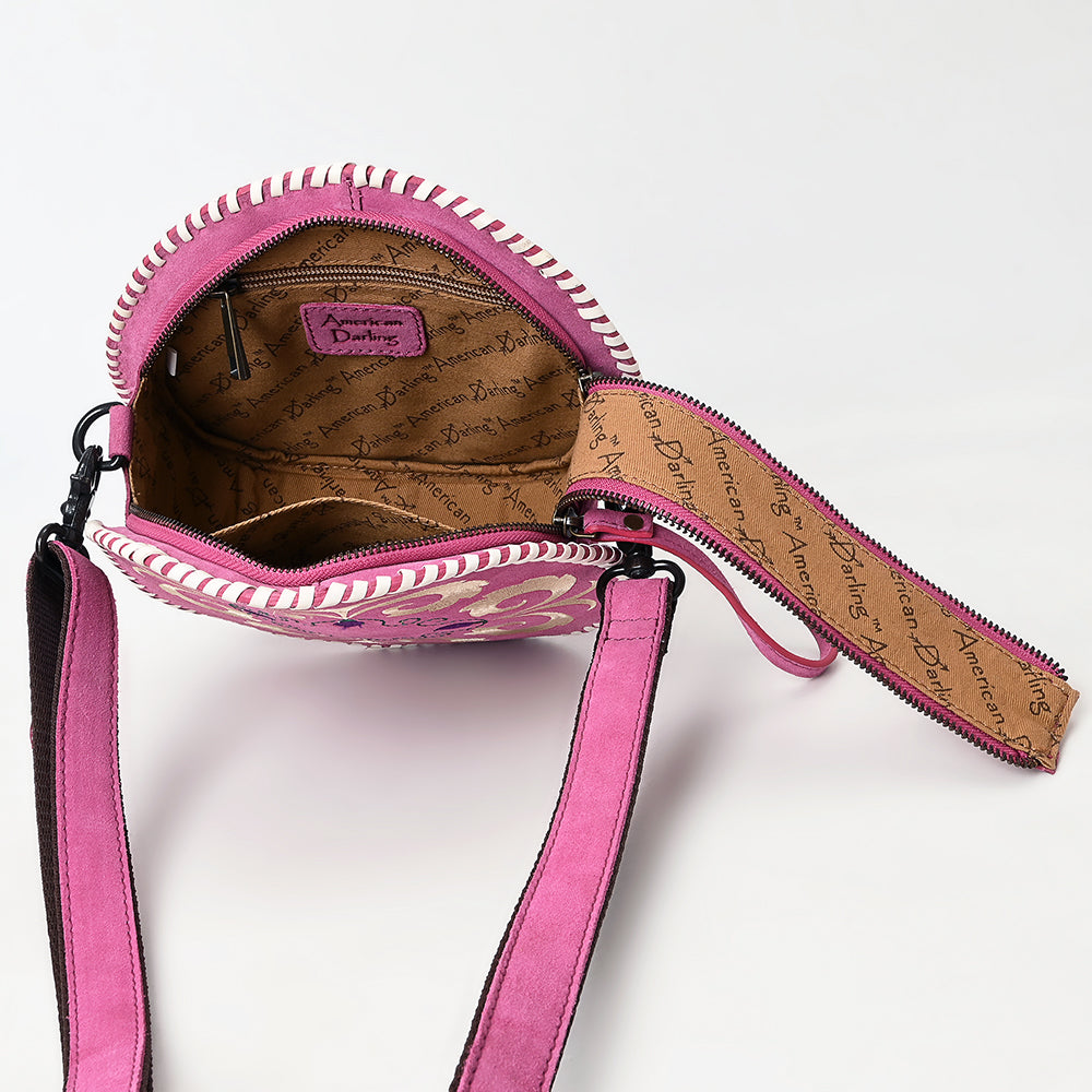 American Darling Genuine Leather Canteen Bag