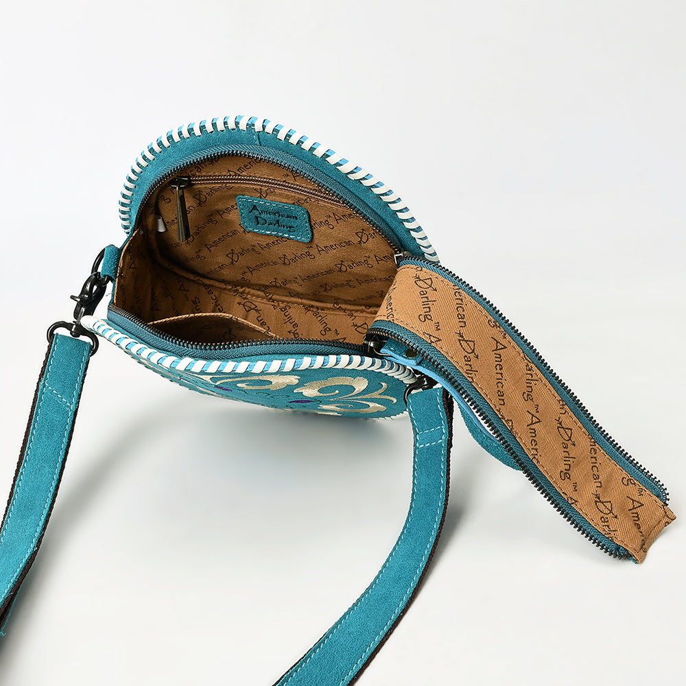 American Darling Genuine Leather Canteen Bag