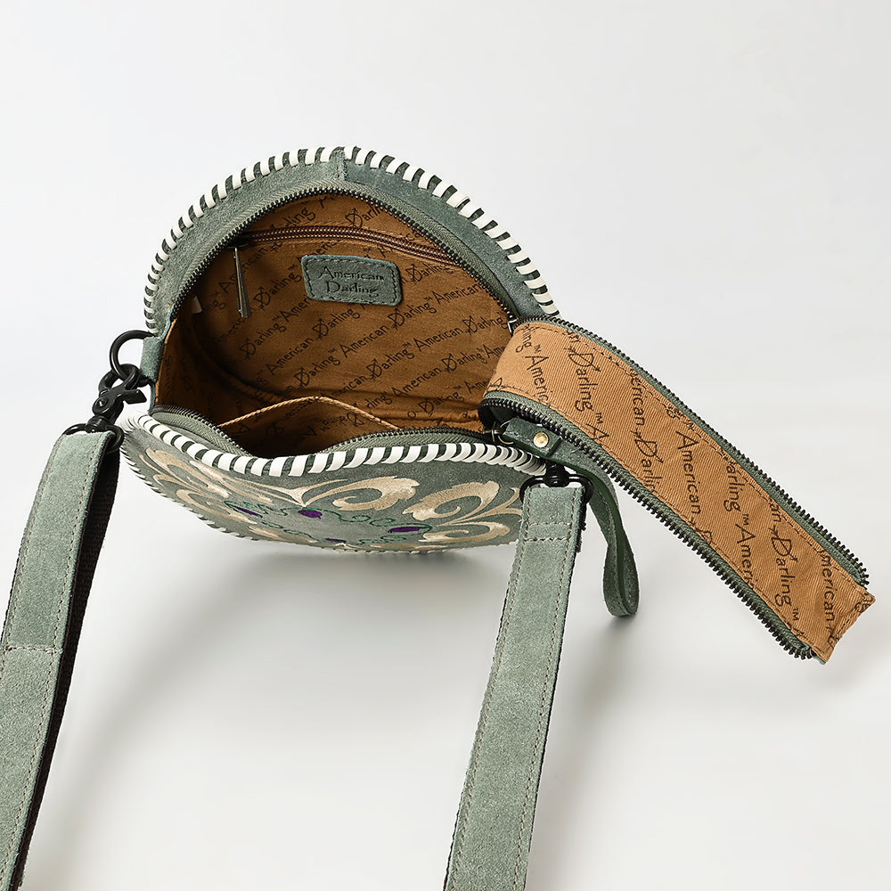 American Darling Genuine Leather Canteen Bag