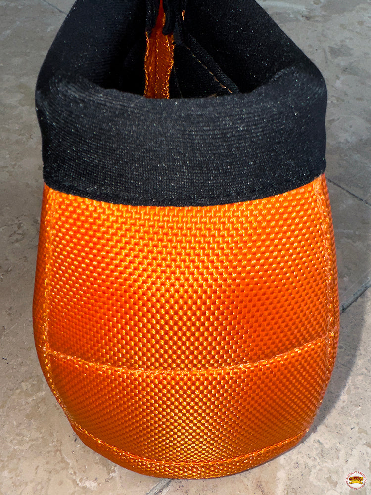 HILASON Ballistic Overreach Bell Boots for Horses Protective, Shock Absorbing, Durable & Comfortable Quick Wrap Hook Loop