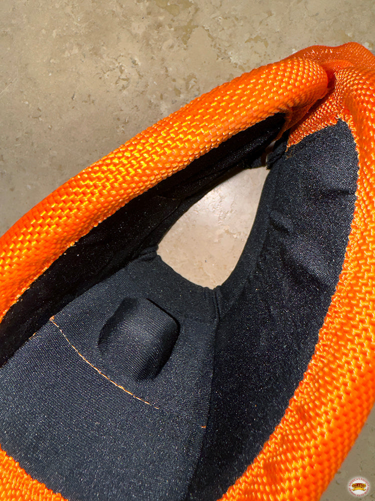 HILASON Ballistic Overreach Bell Boots for Horses Protective, Shock Absorbing, Durable & Comfortable Quick Wrap Hook Loop