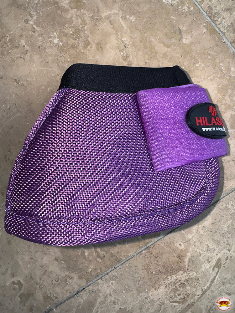 HILASON Ballistic Overreach Bell Boots for Horses Protective, Shock Absorbing, Durable & Comfortable Quick Wrap Hook Loop