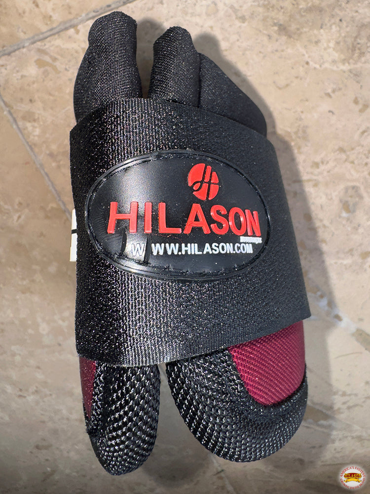 HILASON Ballistic Overreach Bell Boots for Horses Protective, Shock Absorbing, Durable & Comfortable Quick Wrap Hook Loop