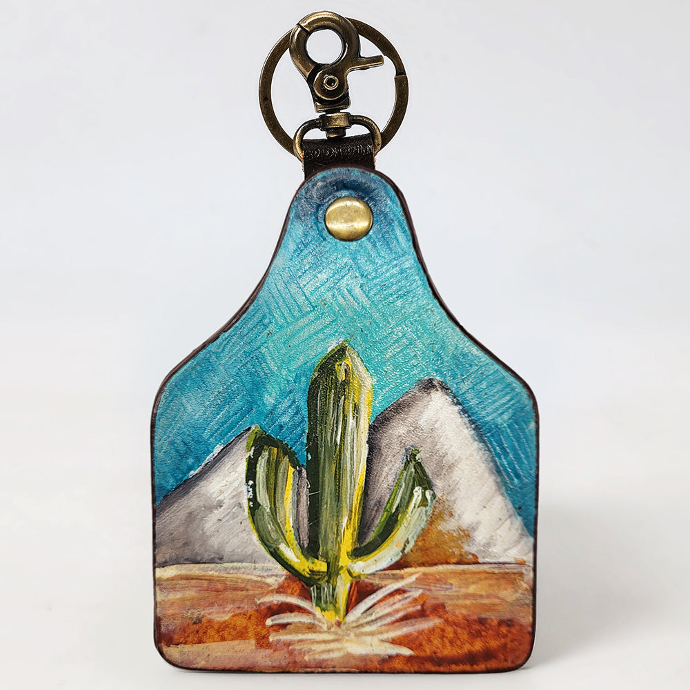 American Darling ADKRM134 Hand Painted Genuine Leather Keyring Key chain