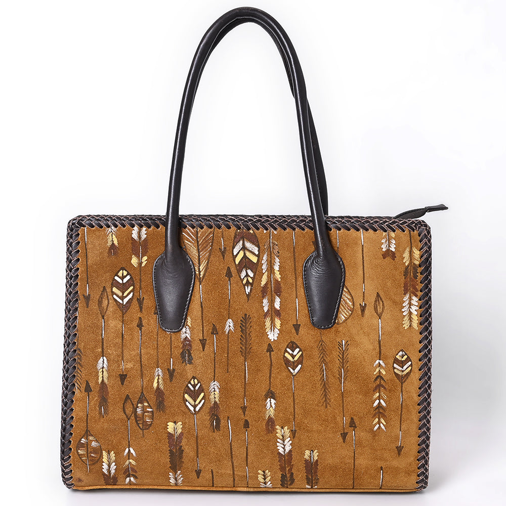 American Darling Tote Genuine Western Suede Leather women bag