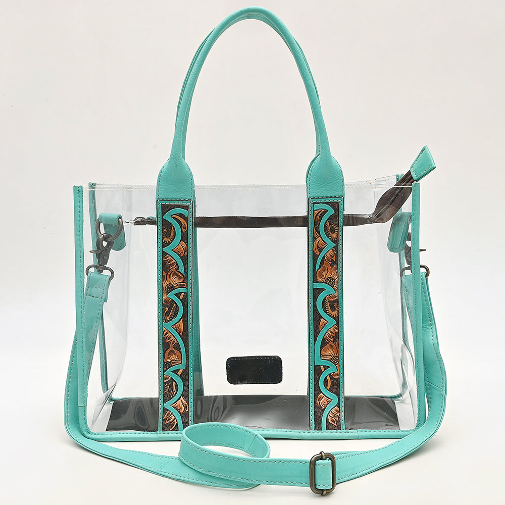 American Darling Tote Hand Tooled Genuine Leather