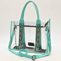 American Darling Tote Hand Tooled Genuine Leather
