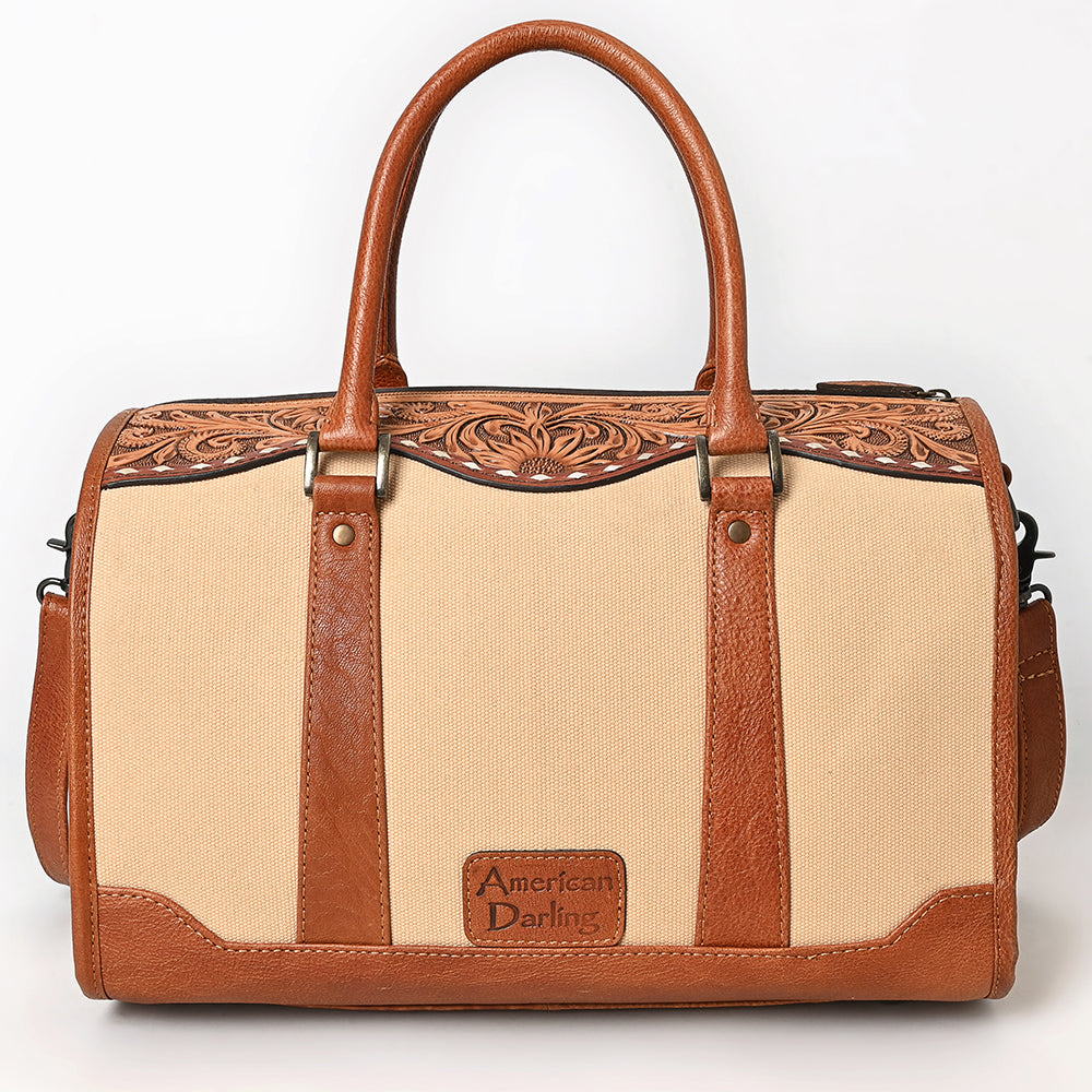 American Darling Tote Hand Tooled Genuine Leather Women Bag Western Handbag Purs