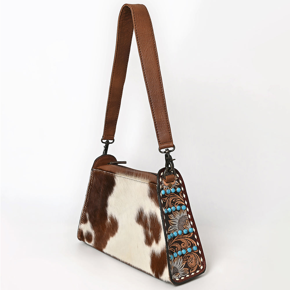 American Darling Small Crossbody Beautifully Hair on Leather women bag