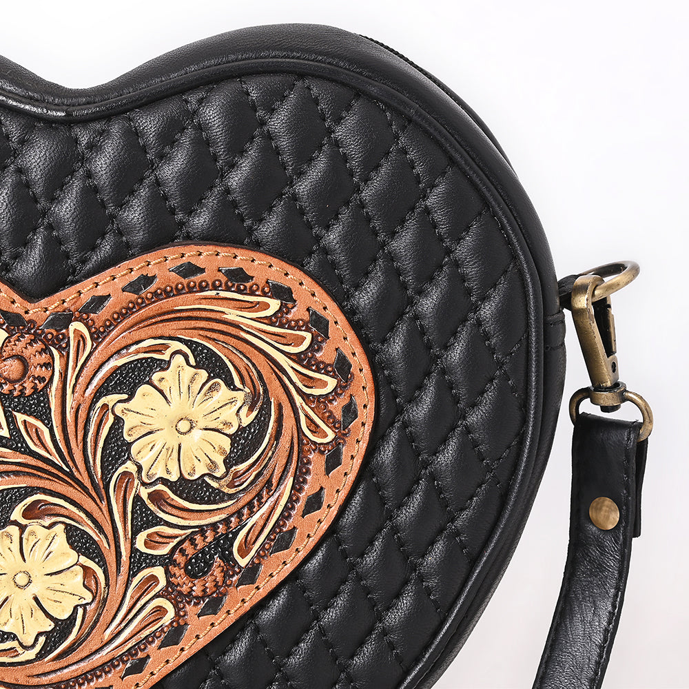 American Darling Canteen Hand Tooled Genuine Leather
