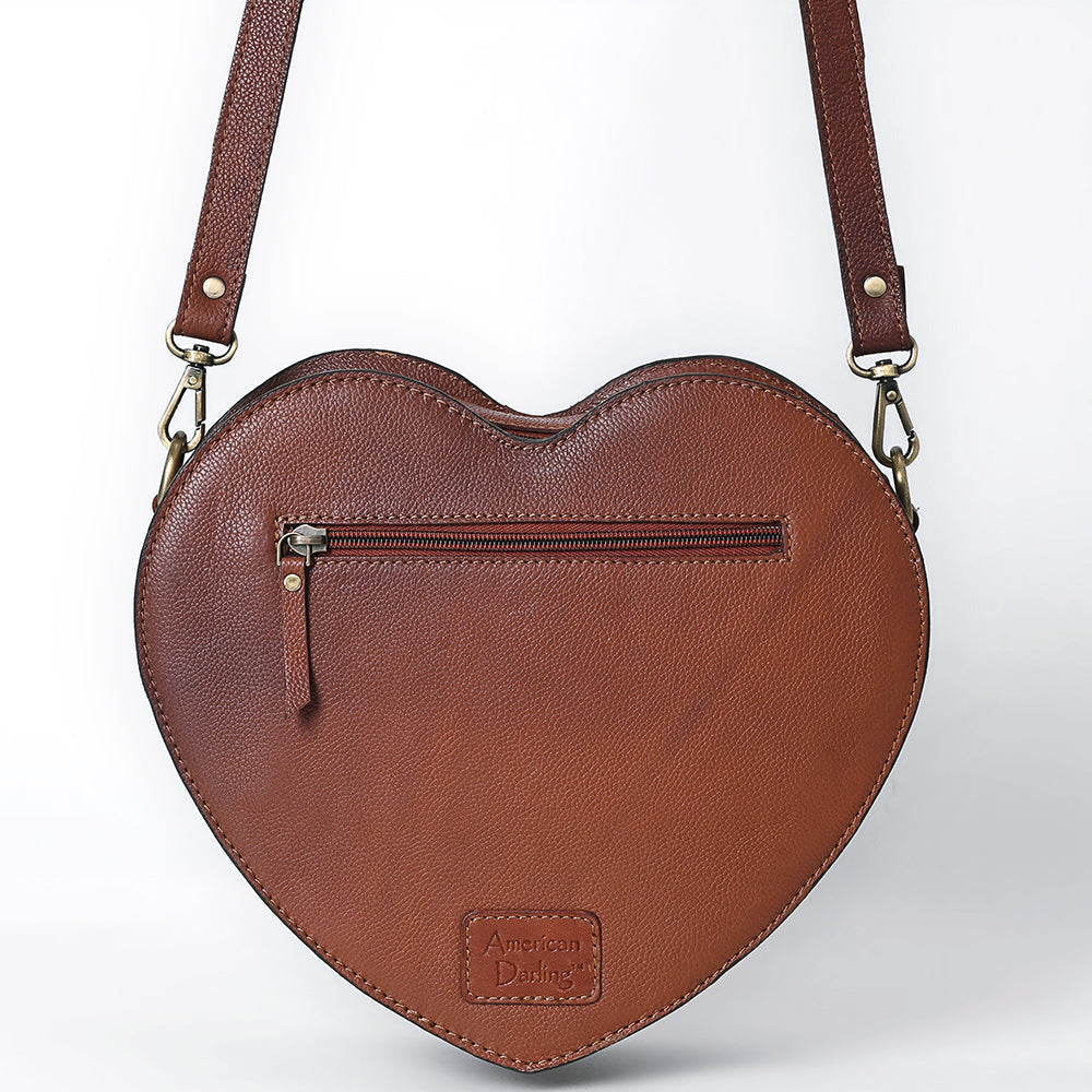 American Darling Canteen Hand Tooled Genuine Leather