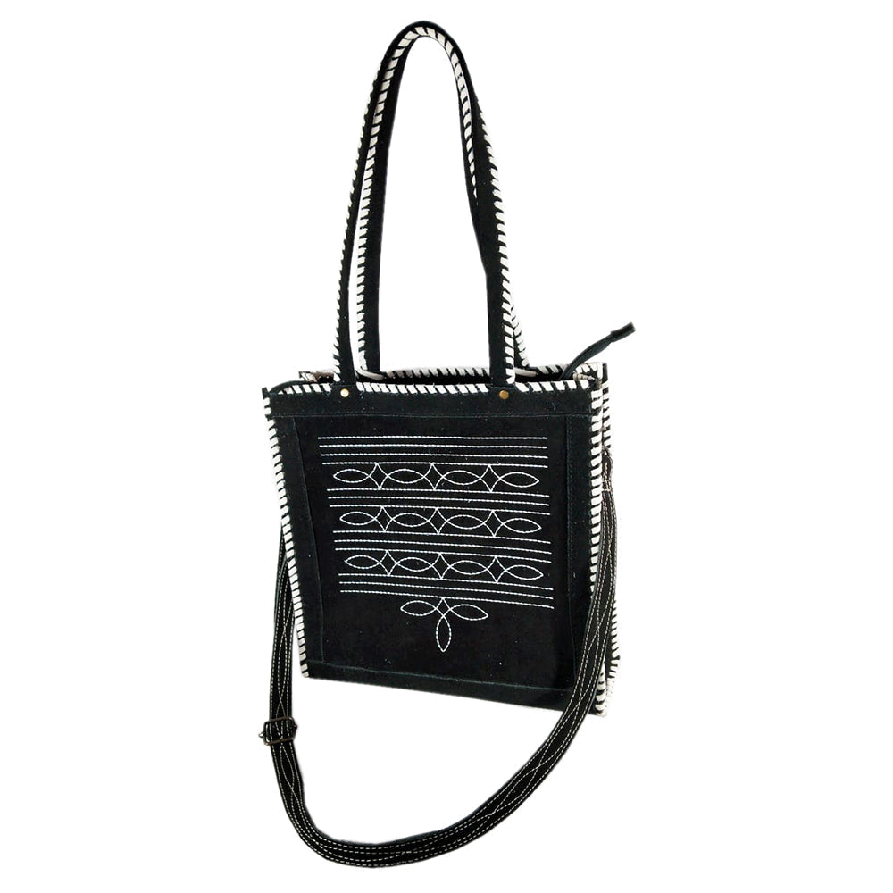 American Darling Tote Suede Genuine Leather
