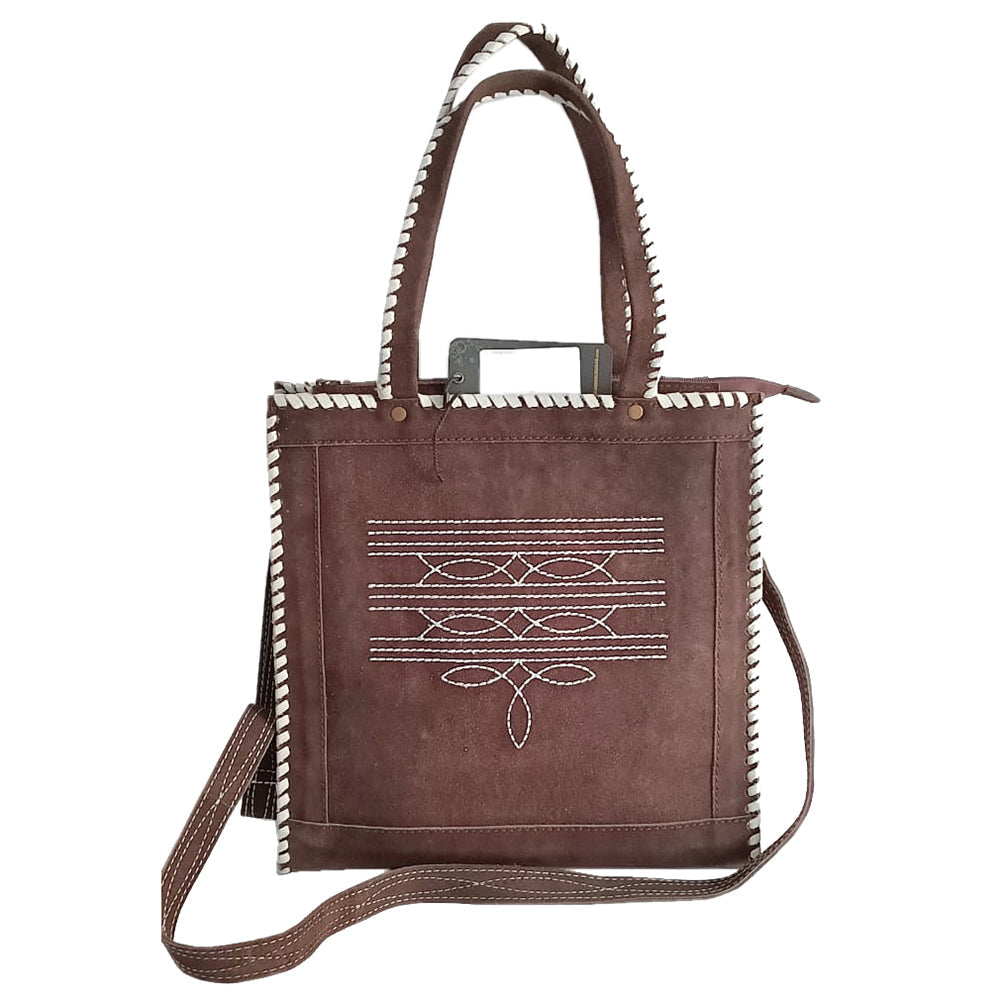 American Darling Tote Suede Genuine Leather