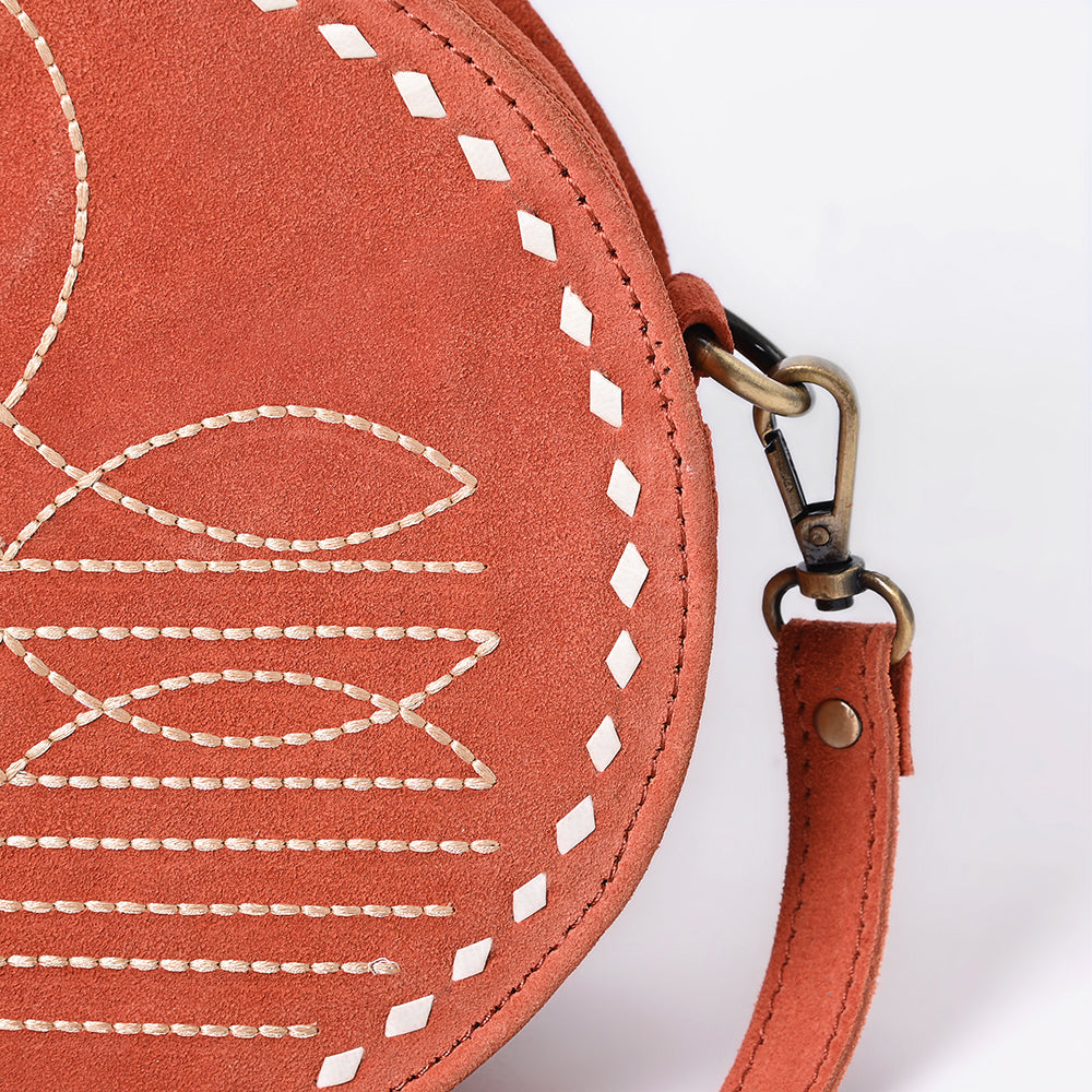 American Darling Canteen Genuine Suede Leather