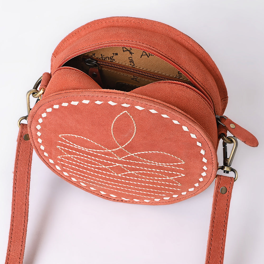 American Darling Canteen Genuine Suede Leather