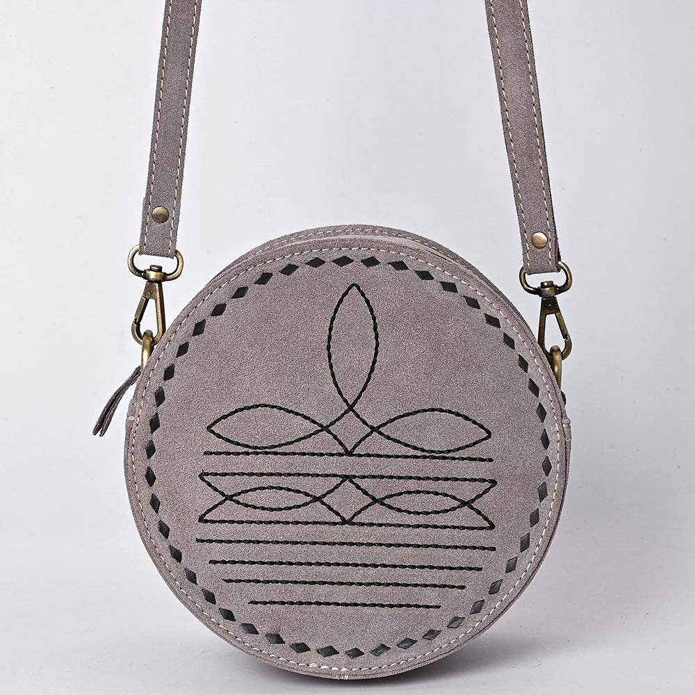 American Darling Canteen Genuine Suede Leather