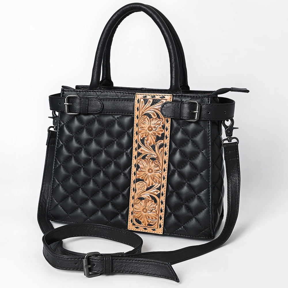American Darling Tote Hand Tooled Genuine Leather Women Bag Western Handbag Purs