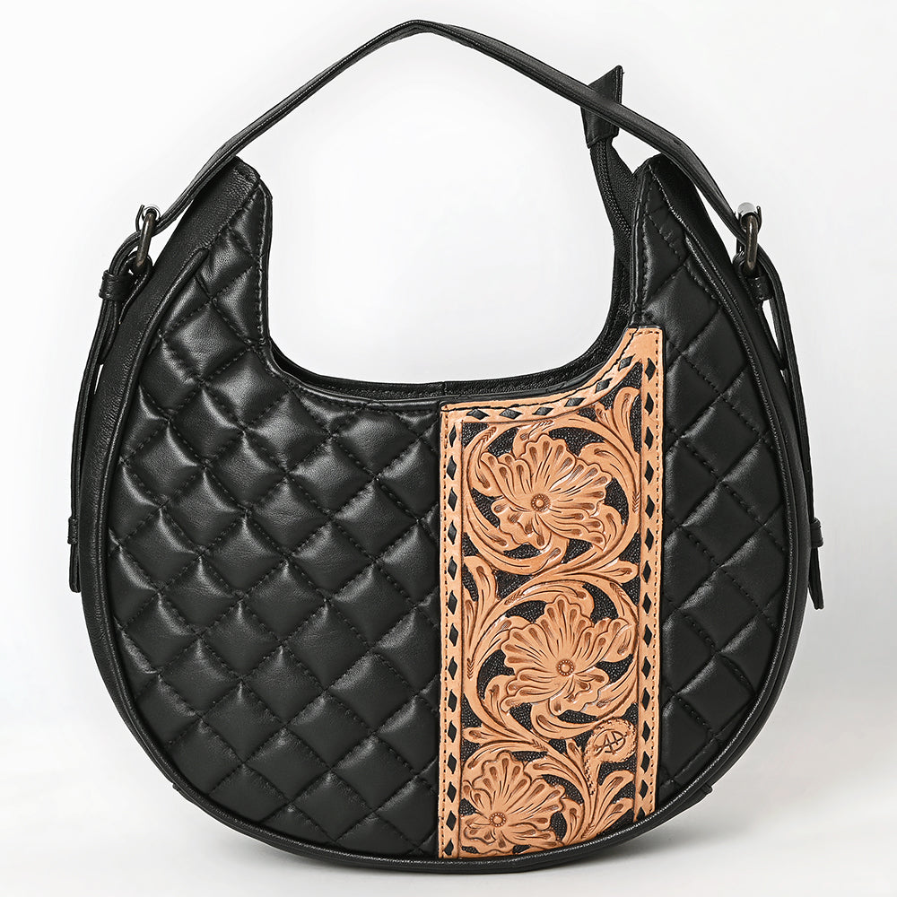 American Darling Hobo Hand Tooled Genuine Leather