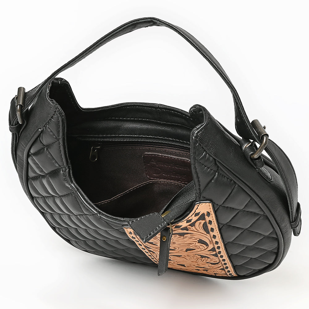 American Darling Hobo Hand Tooled Genuine Leather