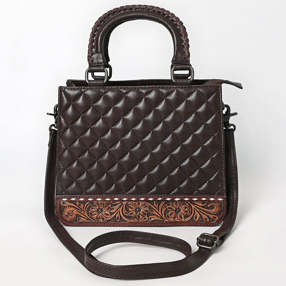 American Darling Crossbody Hand Tooled Genuine Leather
