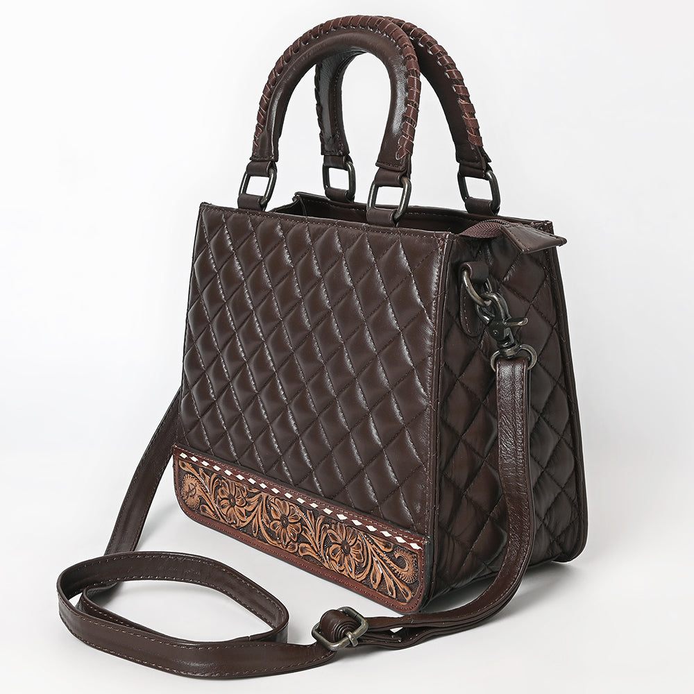 American Darling Crossbody Hand Tooled Genuine Leather
