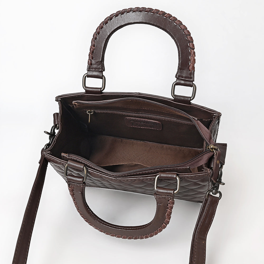 American Darling Crossbody Hand Tooled Genuine Leather