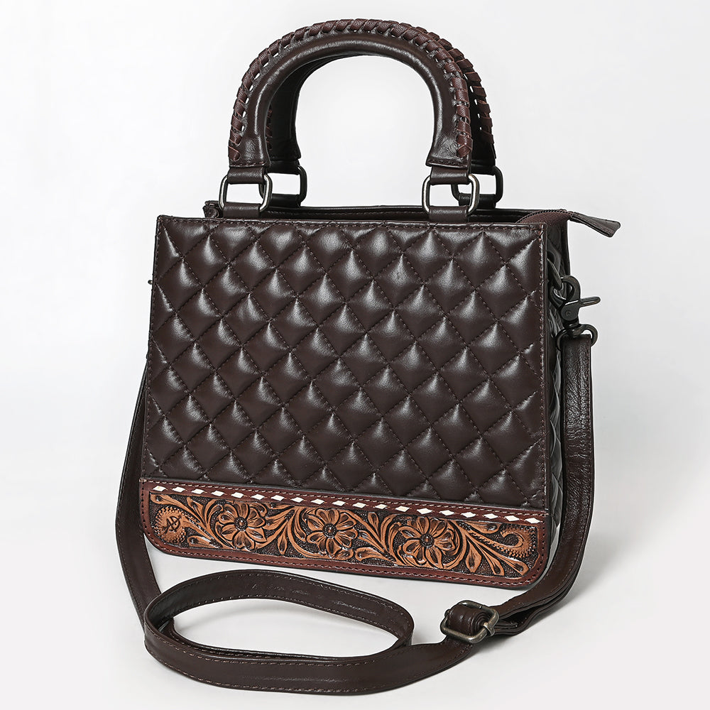 American Darling Crossbody Hand Tooled Genuine Leather
