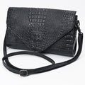 American Darling Women's Envelope Bag Western Crocodile Genuine Leather Handbag and Ladies Purse