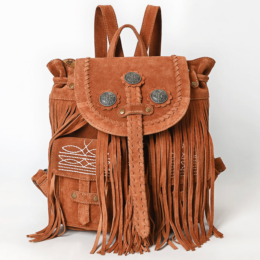 American Darling Western Backpack Hand Tooled Genuine Leather Women Bag