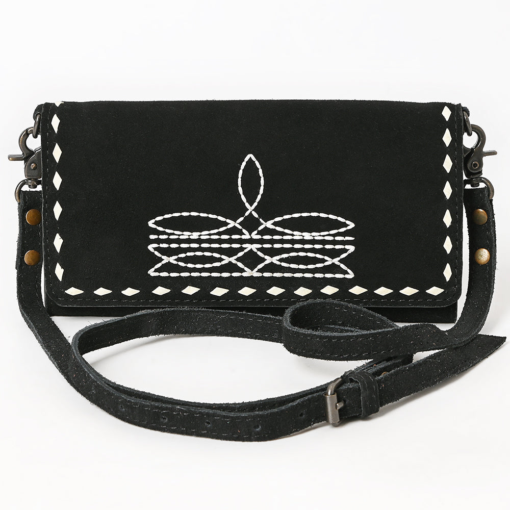 American Darling Western Small Cross Body Genuine Leather Handbag Purse Wallet Bag For Women Girls