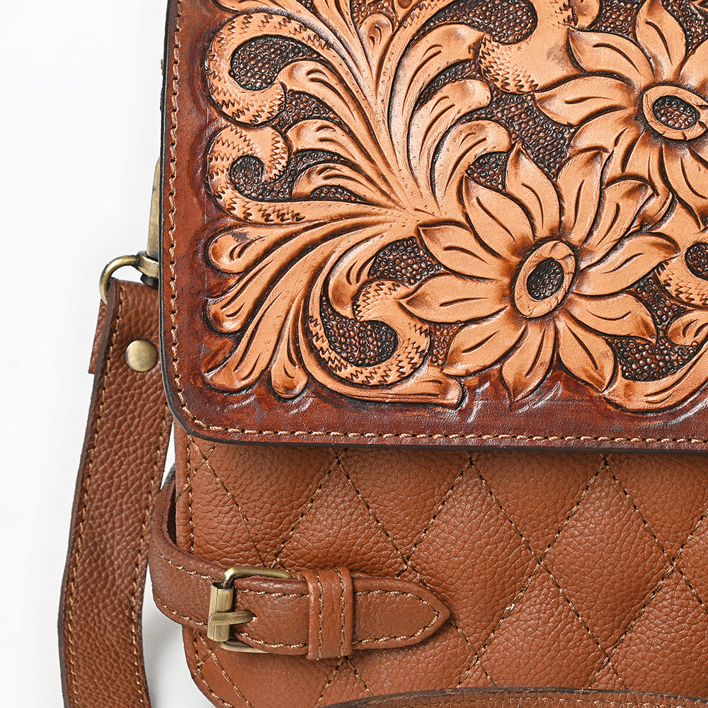 American Darling Small Crossbody Hand Tool Genuine Leather