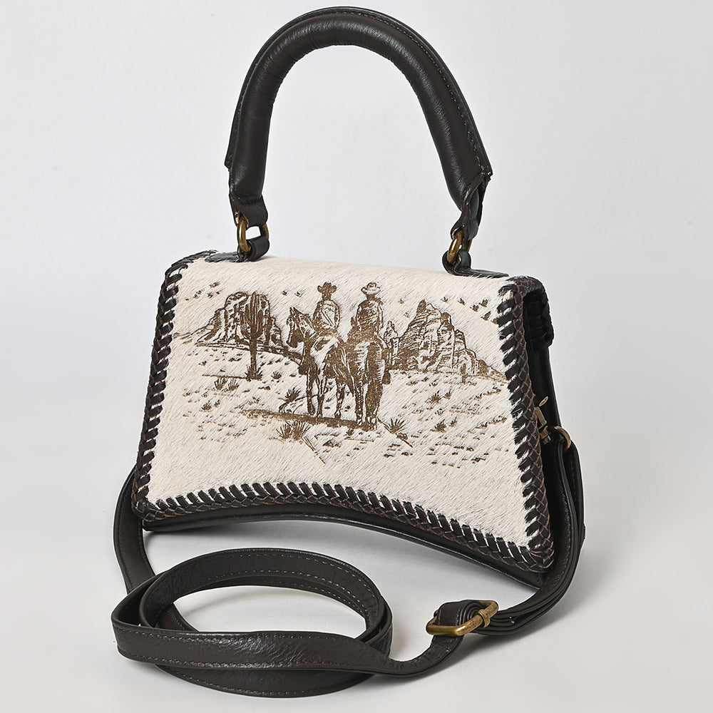 American Darling Crossbody Hair-On Genuine Leather Women Bag Western Handbag Purse