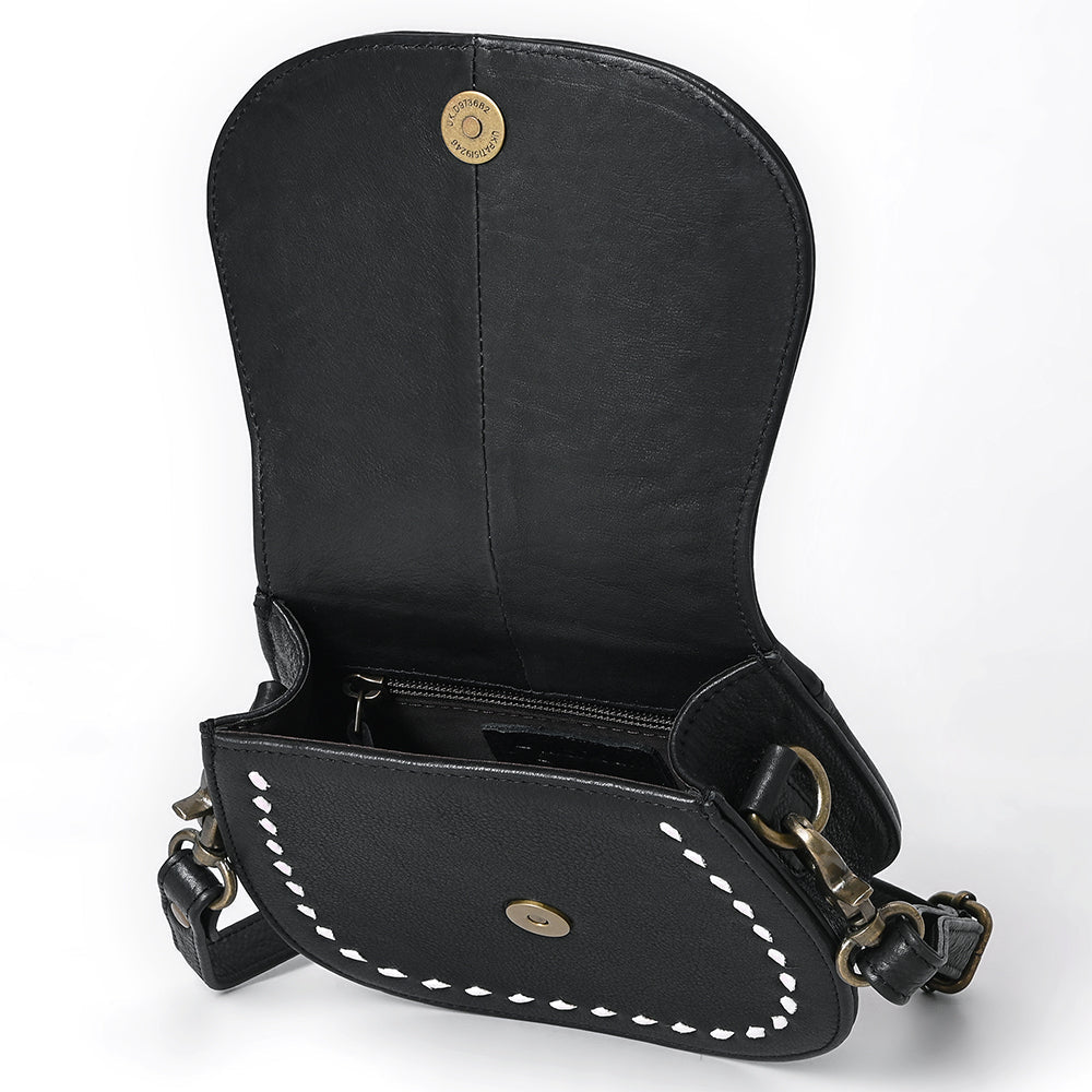 American Darling Crossbody Hand Tooled Genuine Leather