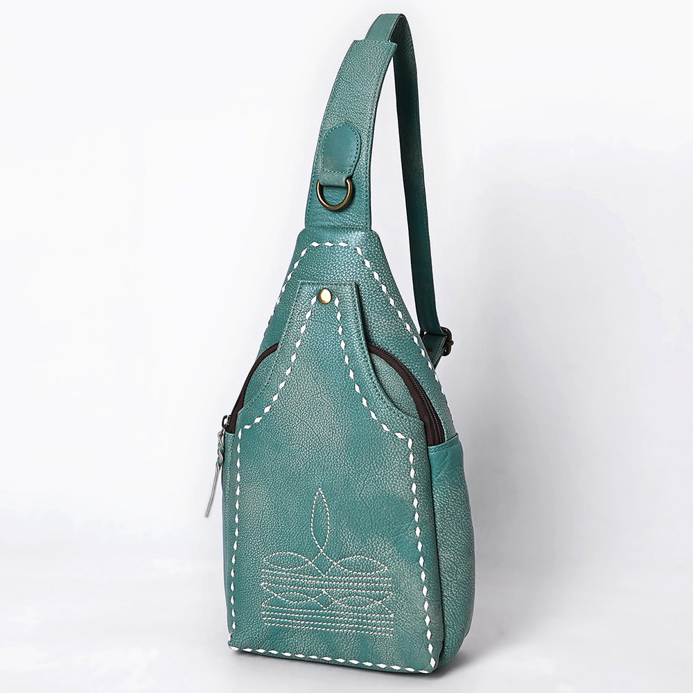 American Darling Sling Genuine Leather Women Bag Western Handbag |