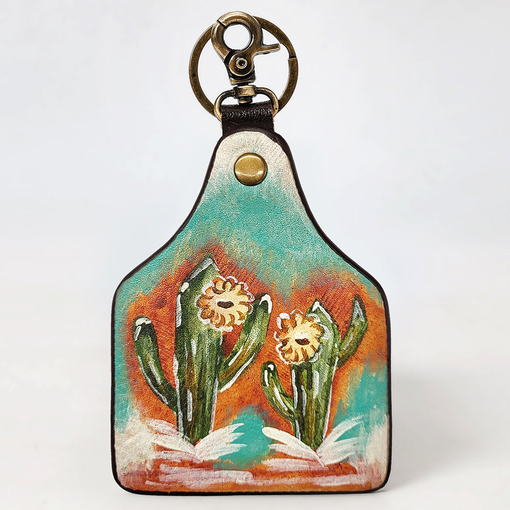 American Darling ADKRM144 Hand Painted Genuine Leather Keyring