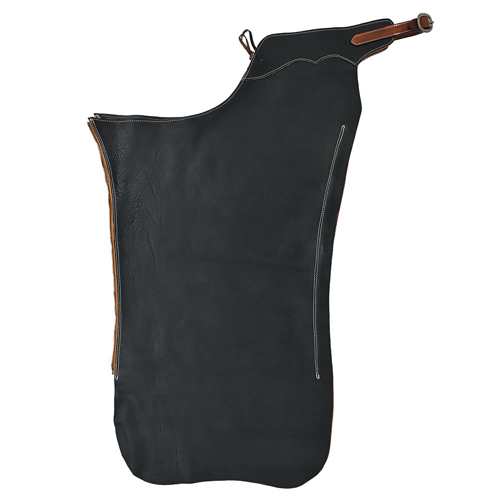 HILASON Western Horse Bull Riding Adult Rodeo Genuine Handmade Leather Chaps
