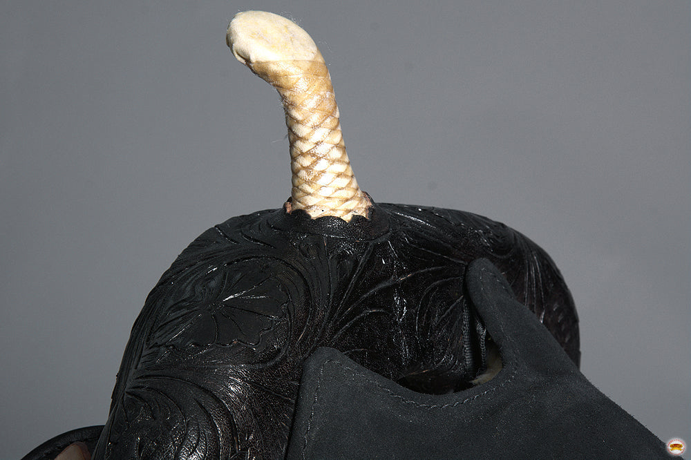 HILASON Western Horse Saddle Genuine Leather Flex Tree Barrel