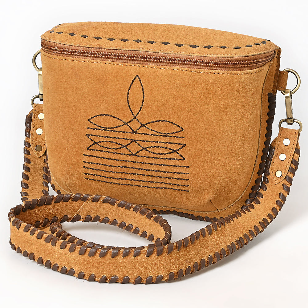 American Darling Crossbody Genuine Suede Leather