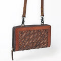 American Darling Crossbody Genuine Leather Weaved