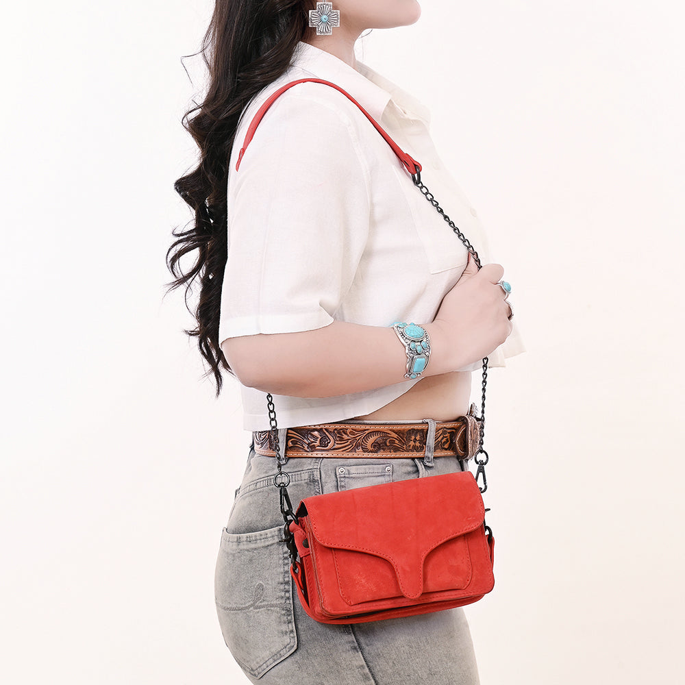 American Darling Genuine Leather Evening Bag